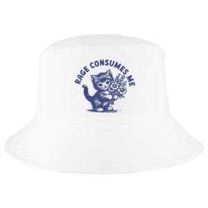 Cat Rage Consumes Me Cool Comfort Performance Bucket Hat