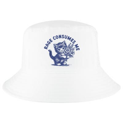 Cat Rage Consumes Me Cool Comfort Performance Bucket Hat