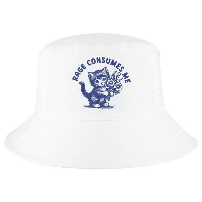 Cat Rage Consumes Me Cool Comfort Performance Bucket Hat
