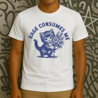 Cat Rage Consumes Me T-Shirt