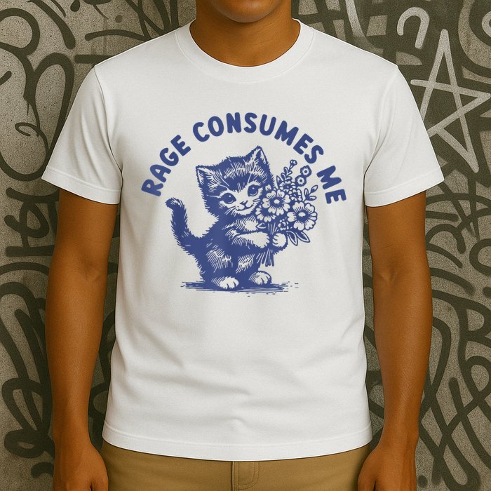Cat Rage Consumes Me T-Shirt