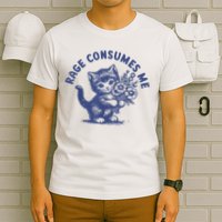 Cat Rage Consumes Me T-Shirt