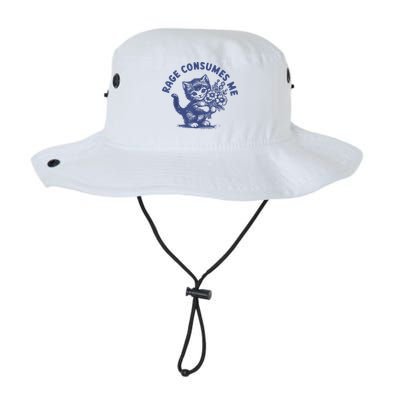 Cat Rage Consumes Me Bucket Hat