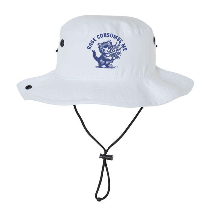 Cat Rage Consumes Me Bucket Hat