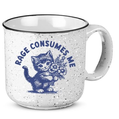 Cat Rage Consumes Me 15oz Campfire Ceramic Mug