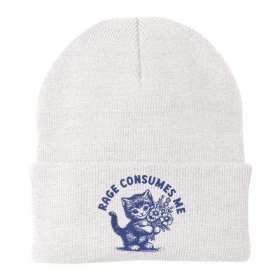 Cat Rage Consumes Me Beanie
