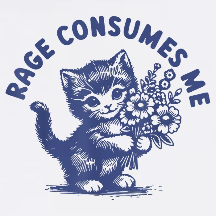 Cat Rage Consumes Me Poster
