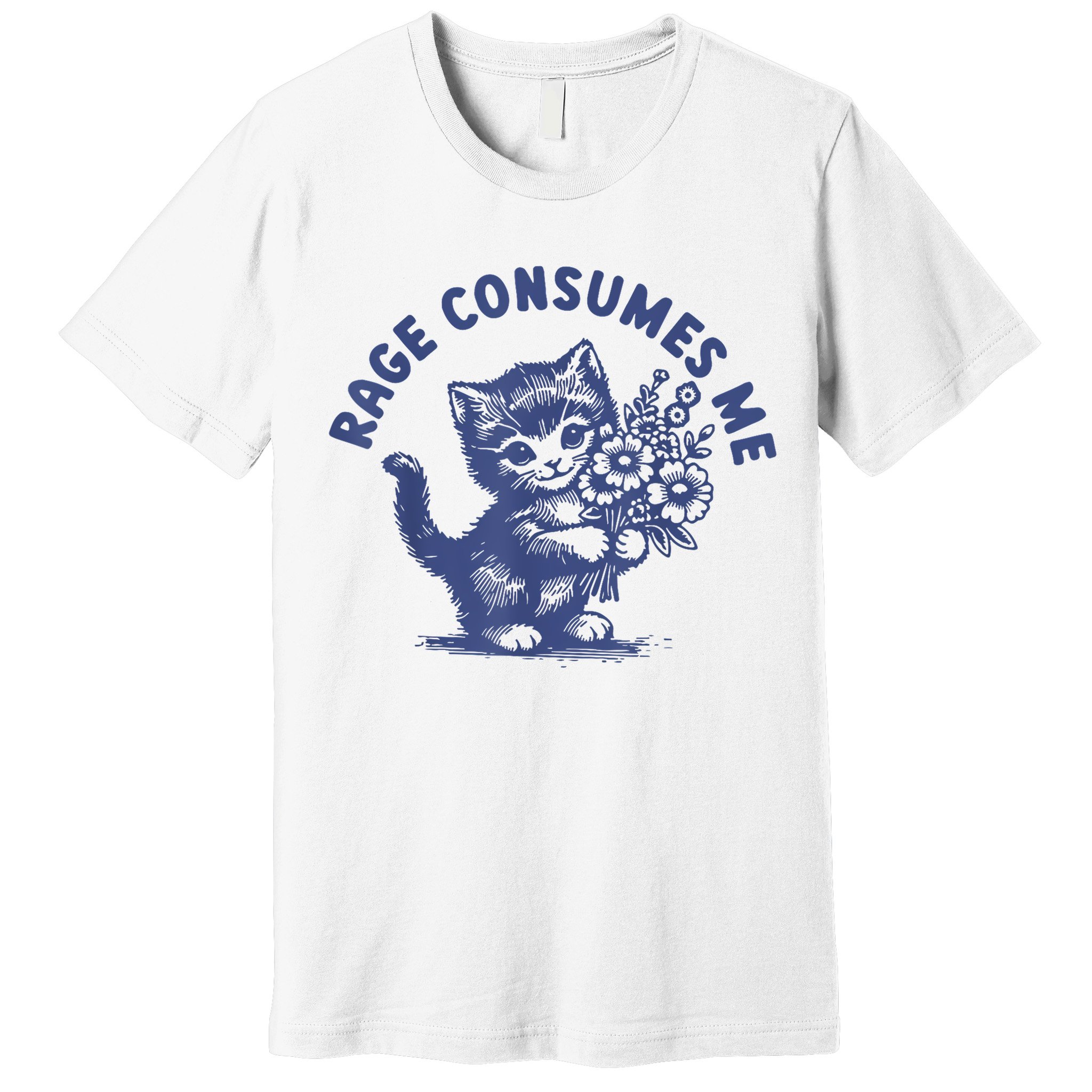 Cat Rage Consumes Me Premium T-Shirt