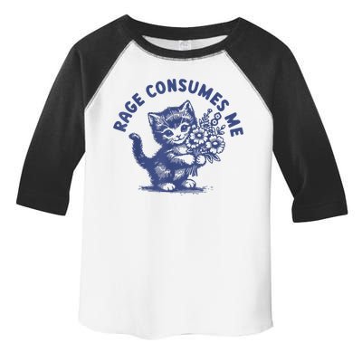 Cat Rage Consumes Me Toddler Fine Jersey T-Shirt