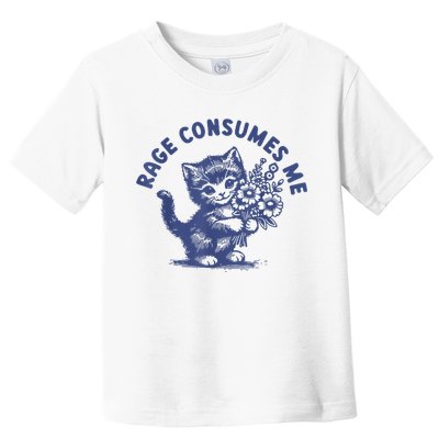 Cat Rage Consumes Me Toddler T-Shirt