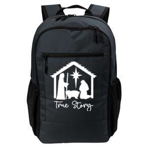 Christian Religious Christmas Nativity Scene True Story Daily Commute Backpack