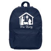 Christian Religious Christmas Nativity Scene True Story 16 in Basic Backpack