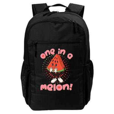 Cute Retro Cartoon Watermelon One In A Melon Backpack