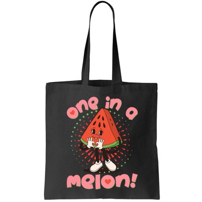 Cute Retro Cartoon Watermelon One In A Melon Bag
