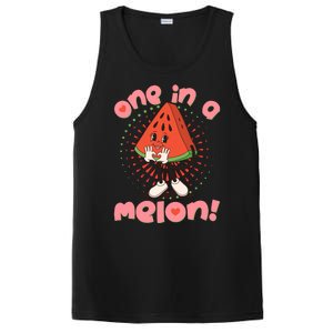 Cute Retro Cartoon Watermelon One In A Melon PosiCharge Competitor Tank