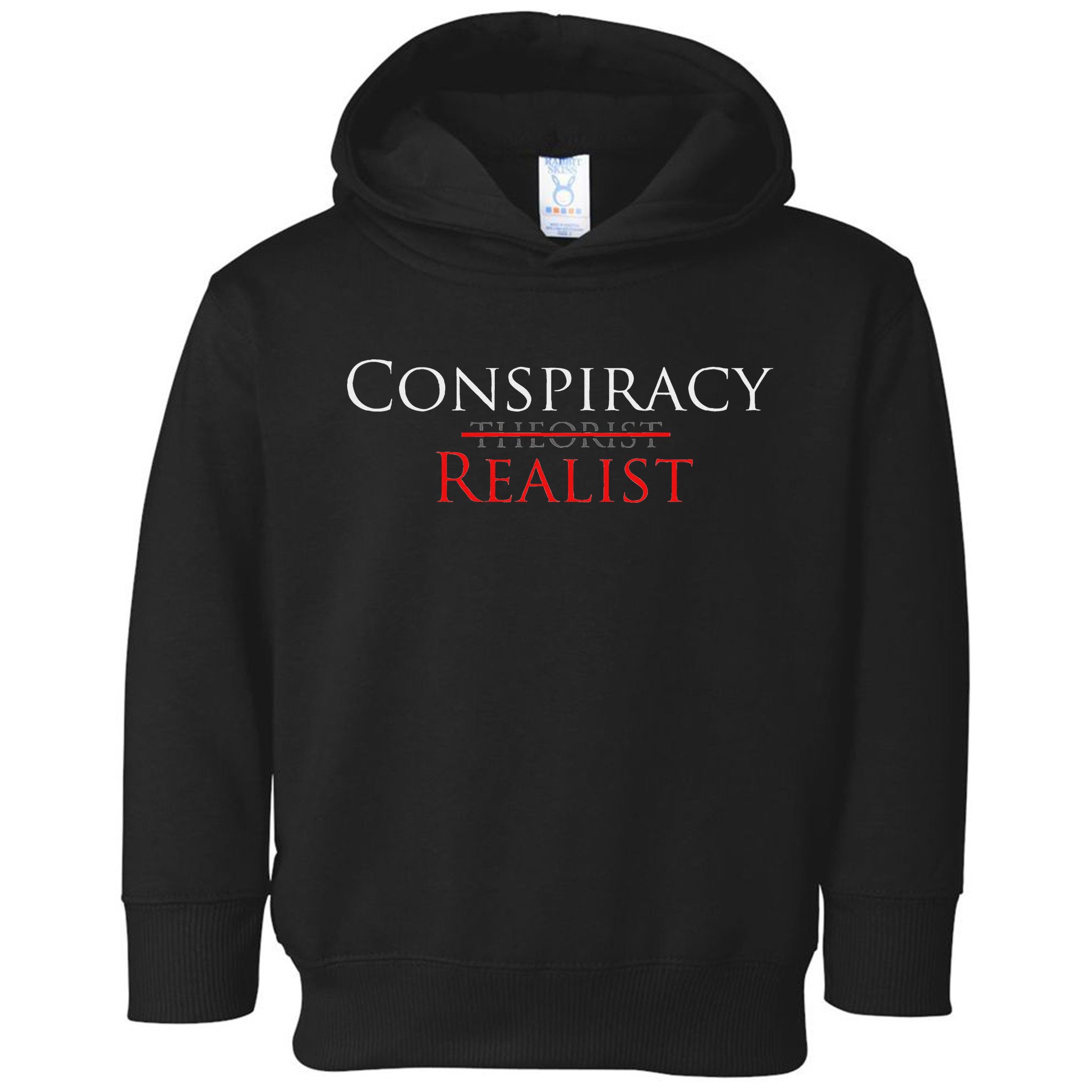 Conspiracy Realist Conspiracy Theory Toddler Hoodie