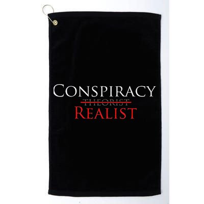 Conspiracy Realist Conspiracy Theory Golf Towel