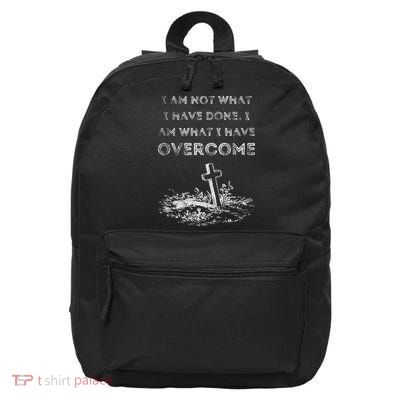 Celebrate Recovery Christian Cross Jesus Christ 16 in Basic Backpack