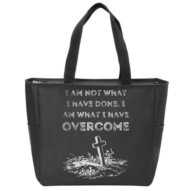 Celebrate Recovery Christian Cross Jesus Christ Zip Tote Bag