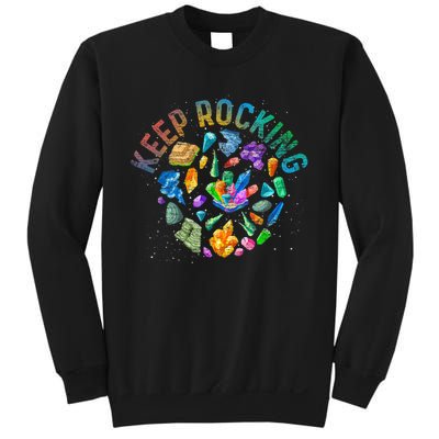 Colorful Rock Collector Earth Scientist Funny Geology Sweatshirt