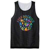 Colorful Rock Collector Earth Scientist Funny Geology Mesh Reversible Basketball Jersey Tank