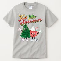 Cute Retro Cartoon Christmas Tis The Season Tall T-Shirt