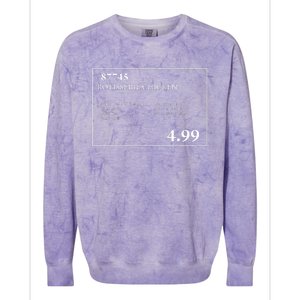 Costco Rotisserie Chicken Colorblast Crewneck Sweatshirt