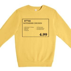 Costco Rotisserie Chicken Premium Crewneck Sweatshirt