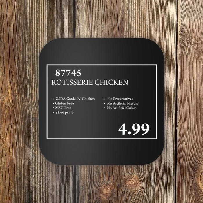 Costco Rotisserie Chicken Coaster