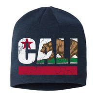 California Republic Cali Flag Vintage Fade Sustainable Beanie