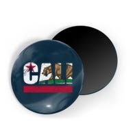 California Republic Cali Flag Vintage Fade Magnet