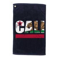 California Republic Cali Flag Vintage Fade Platinum Collection Golf Towel