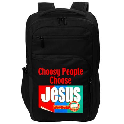 Choosy-People Retro Choose Jesus Christ Choose Jesus  Impact Tech Backpack