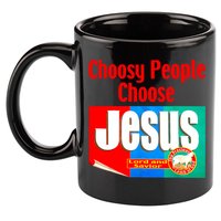 Choosy-People Retro Choose Jesus Christ Choose Jesus  11oz C Handle Ceramic Mug