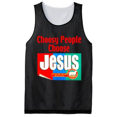 Choosy-People Retro Choose Jesus Christ Choose Jesus  Mesh Reversible Basketball Jersey Tank