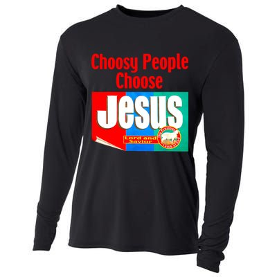 Choosy-People Retro Choose Jesus Christ Choose Jesus  Cooling Performance Long Sleeve Crew