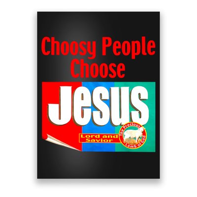 Choosy-People Retro Choose Jesus Christ Choose Jesus  Poster