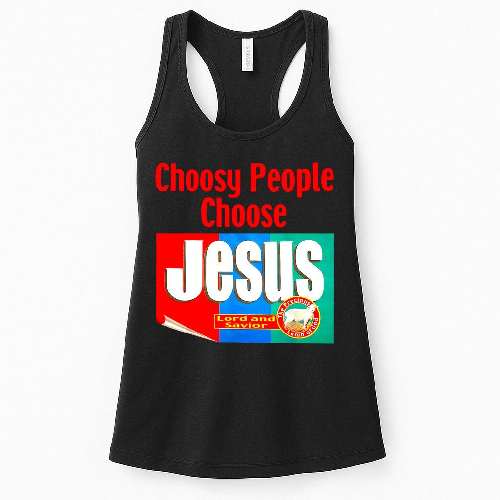 Choosy-People Retro Choose Jesus Christ Choose Jesus  Womens Tank Top