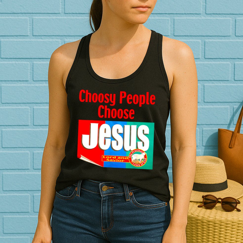 Choosy-People Retro Choose Jesus Christ Choose Jesus  Womens Tank Top