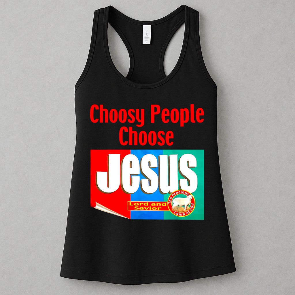 Choosy-People Retro Choose Jesus Christ Choose Jesus  Womens Tank Top