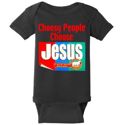 Choosy-People Retro Choose Jesus Christ Choose Jesus  Baby Bodysuit