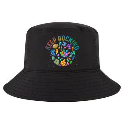 Colorful Rock Collector Earth Scientist Funny Geology Cool Comfort Performance Bucket Hat