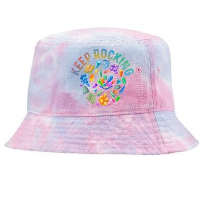 Colorful Rock Collector Earth Scientist Funny Geology Tie-Dyed Bucket Hat