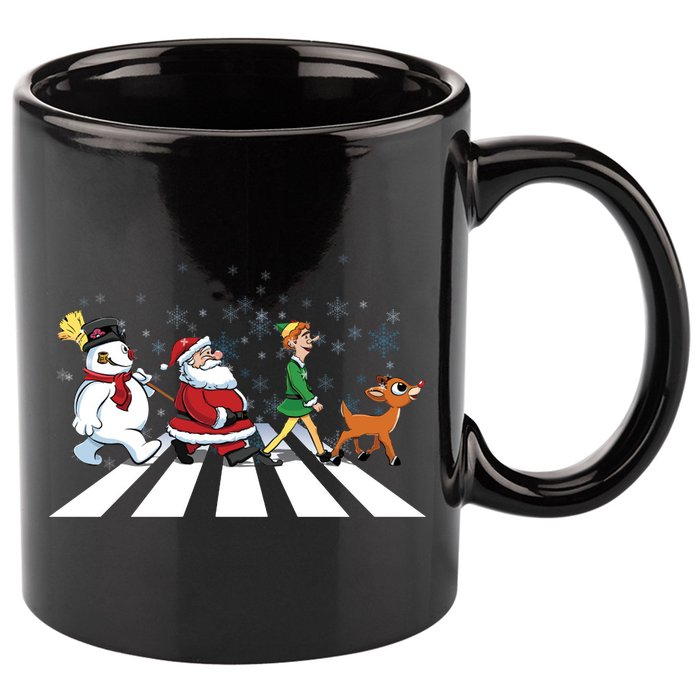 Christmas Road 11oz C Handle Ceramic Mug