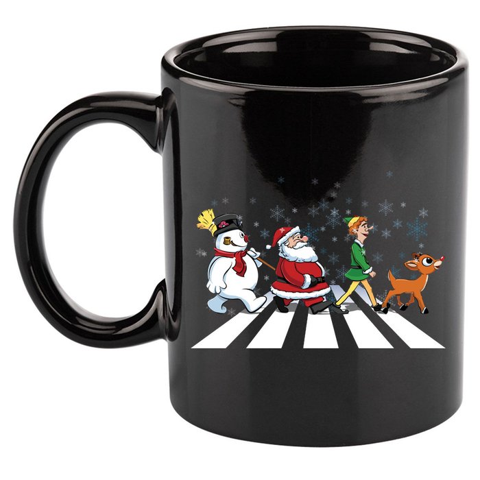 Christmas Road 11oz C Handle Ceramic Mug