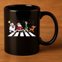 Christmas Road 11oz C Handle Ceramic Mug
