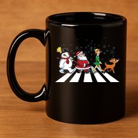 Christmas Road 11oz C Handle Ceramic Mug