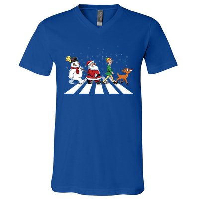 Christmas Road V-Neck T-Shirt