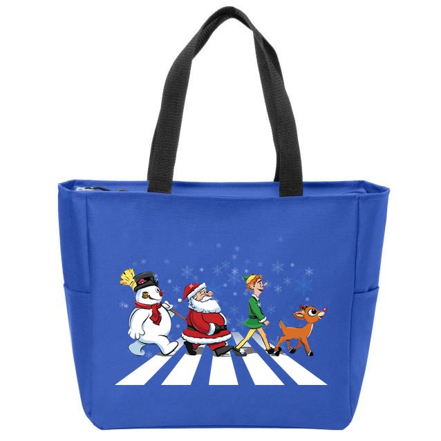 Christmas Road Zip Tote Bag