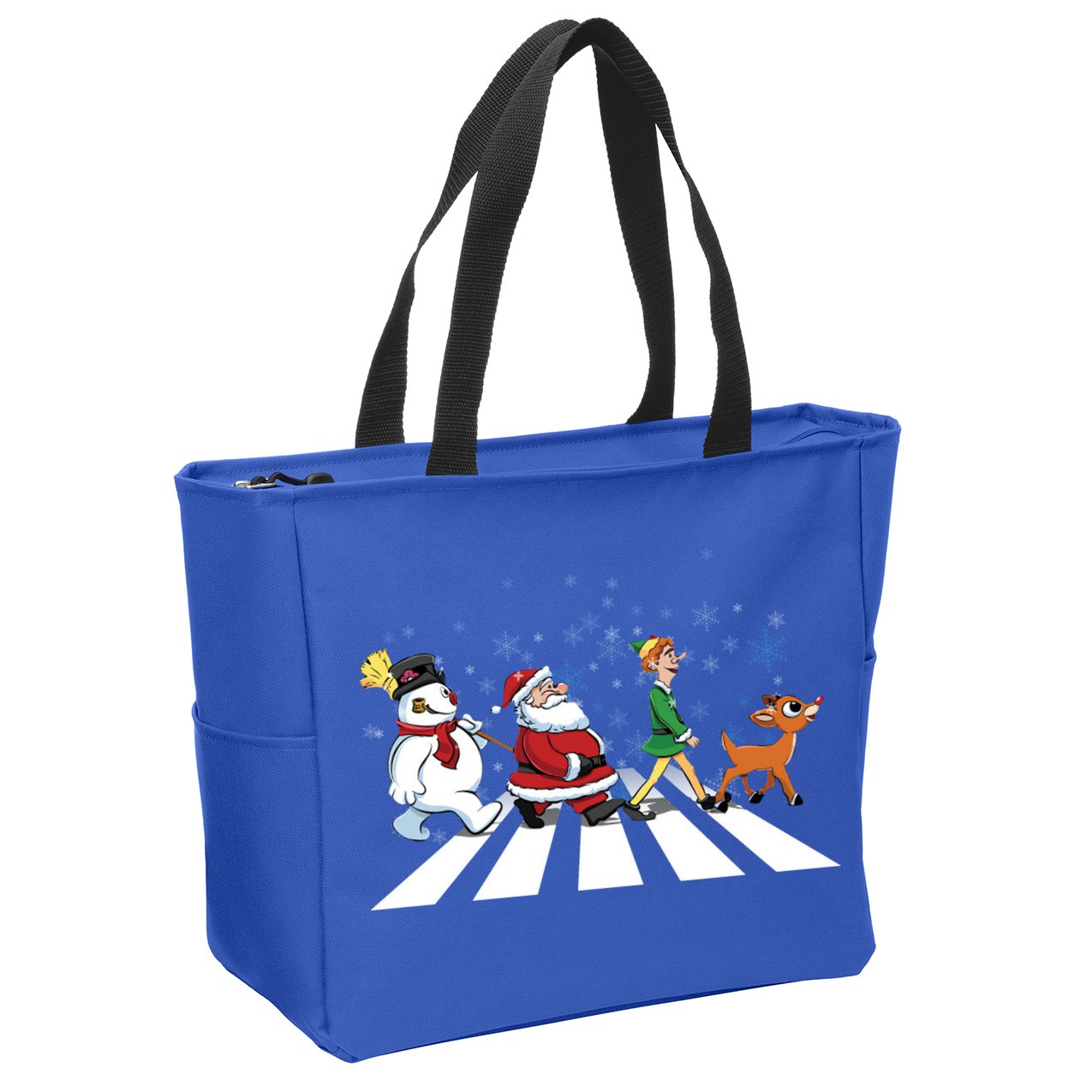 Christmas Road Zip Tote Bag